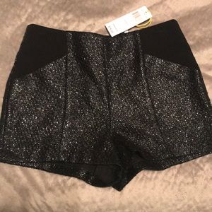 BCBGeneration Black High Waisted Shorts